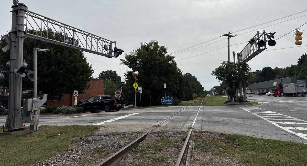 The intersection of West Rutherford Street and North Howard Avenue, Highway 176 and Highway 14, in Landrum. 