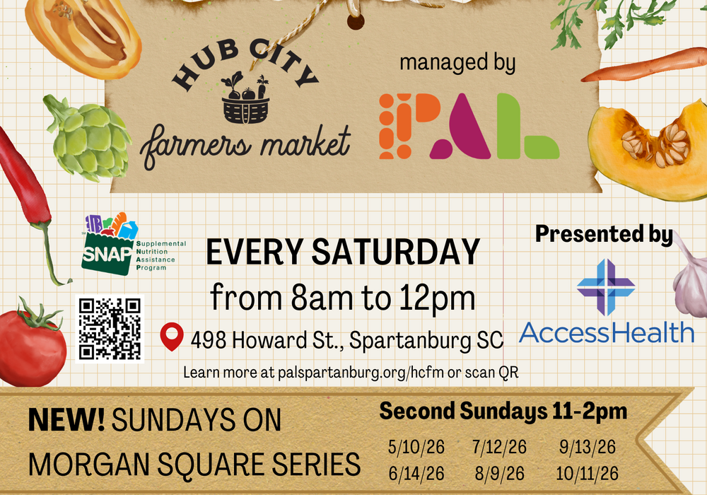 Hub City Farmers' Market: Sundays on Morgan Square 